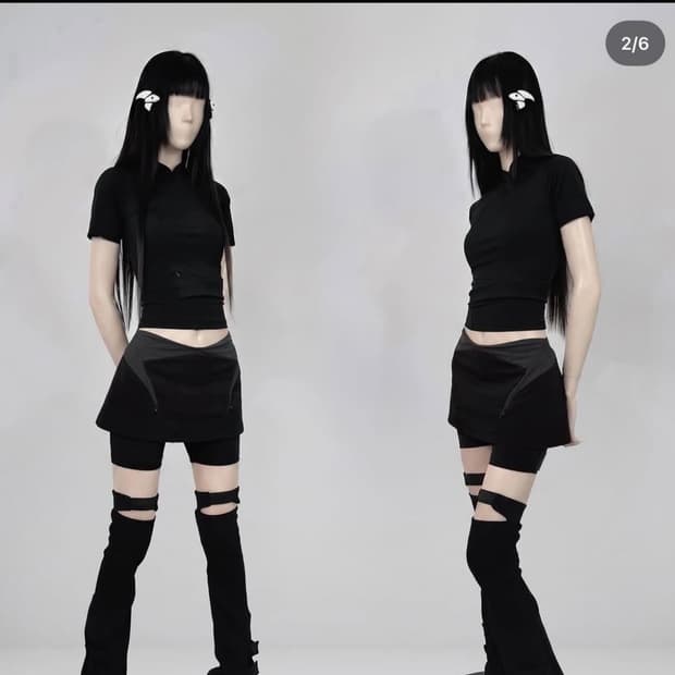 뉴진스 쿠키 혜인서 해린느낌 accox.acx IIN SKIRT SHOR