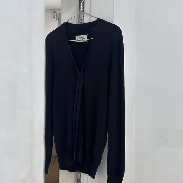 S) 마틴 마르지엘라 11fw 코튼 브이넥 가디건