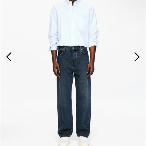 [30/32] 아르켓 arket mist 데님 팬츠 진 다크블루