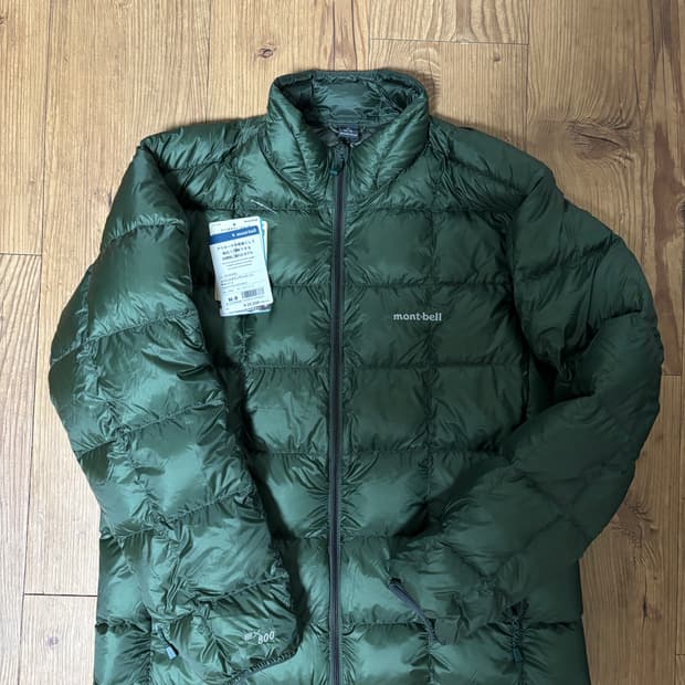 몽벨재팬 슈페리어 패딩 카키 m-r