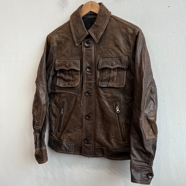 SABI SABI 쉽스킨 가죽 자켓