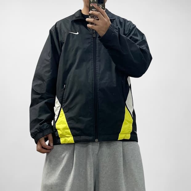 나이키 00s 스우시 로고 바람막이 자켓