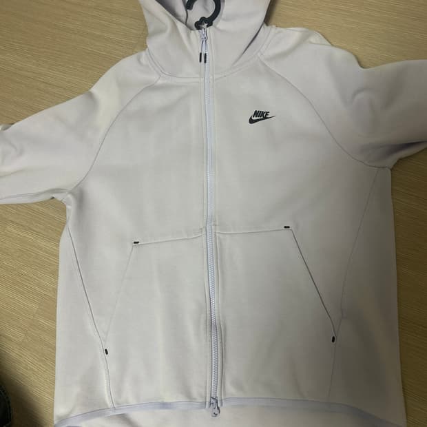 나이키 후드집업 연보라 XL 상태S