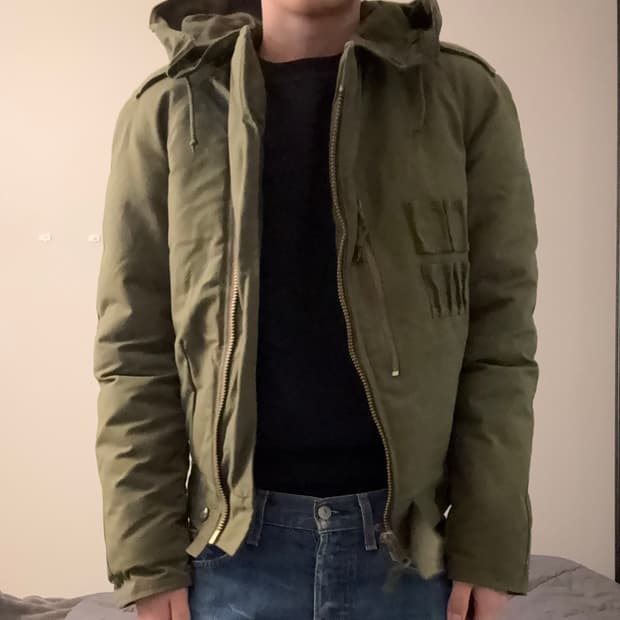 1985 캐나다군 AFV 탱커 자켓 스몰 롱 데드스탁