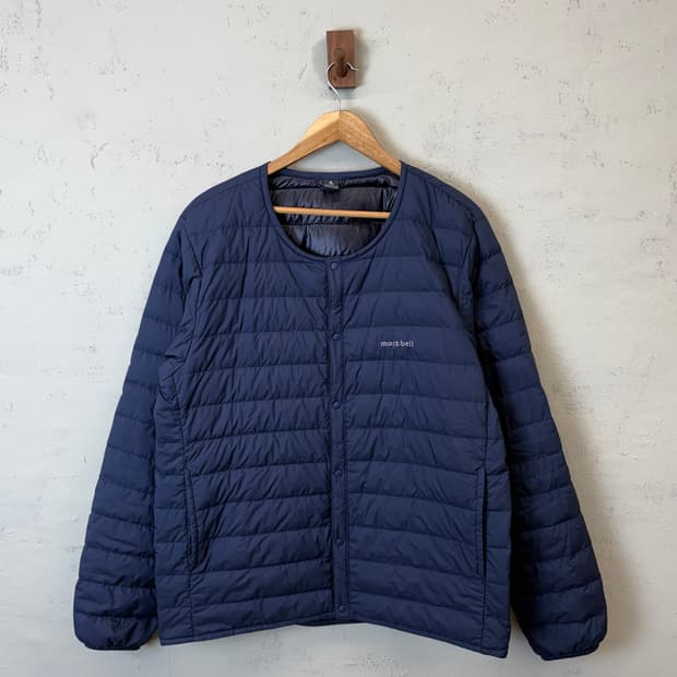 몽벨 슈페리어 다운 라이트넥 자켓 네이비
