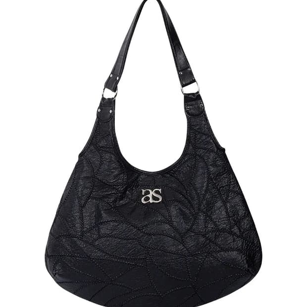 애즈온 베키 숄더백 블랙