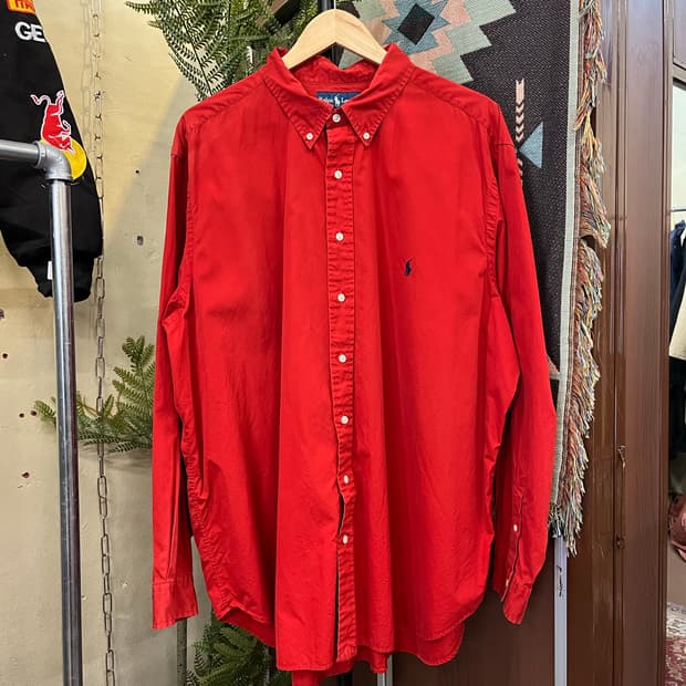 폴로 랄프로렌 셔츠 레드 #csz806