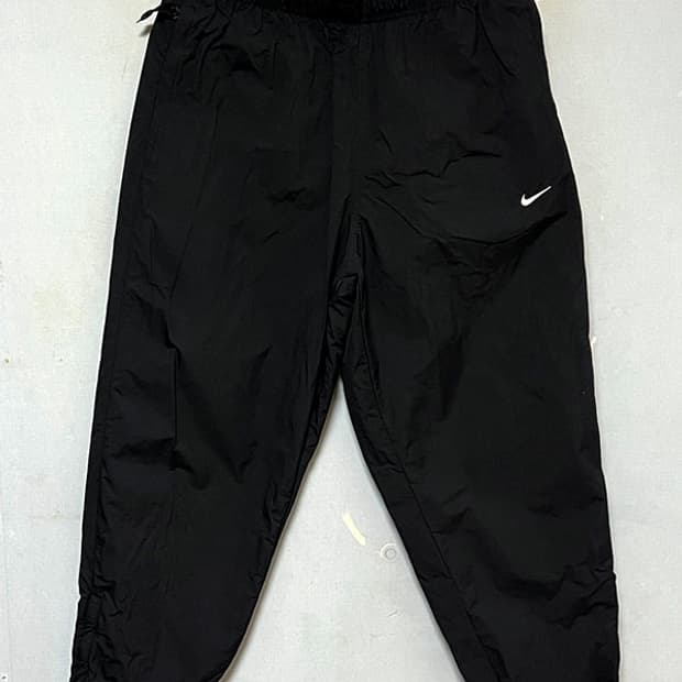 나이키 NRG 솔로 스우시 남자 우븐 트랙팬츠 조거 블랙 춘추 L 32