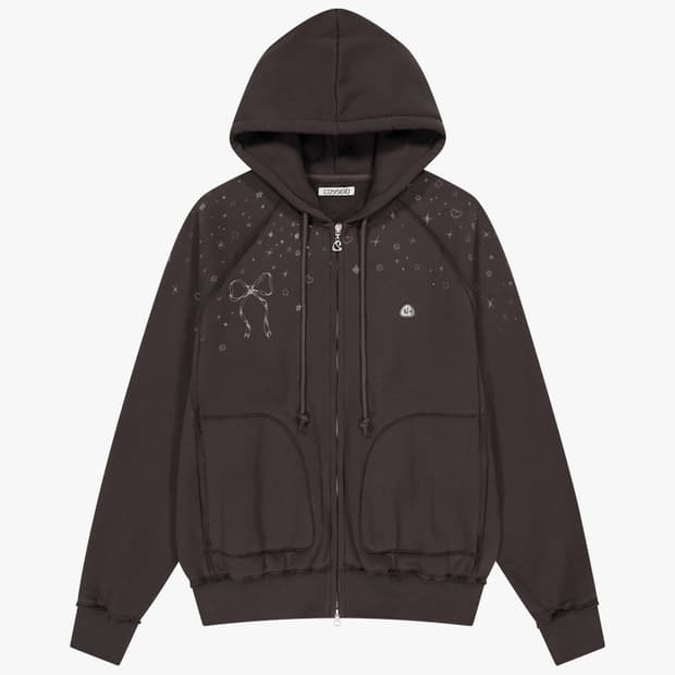 코이세이오 트윙클 후드집업 브라운