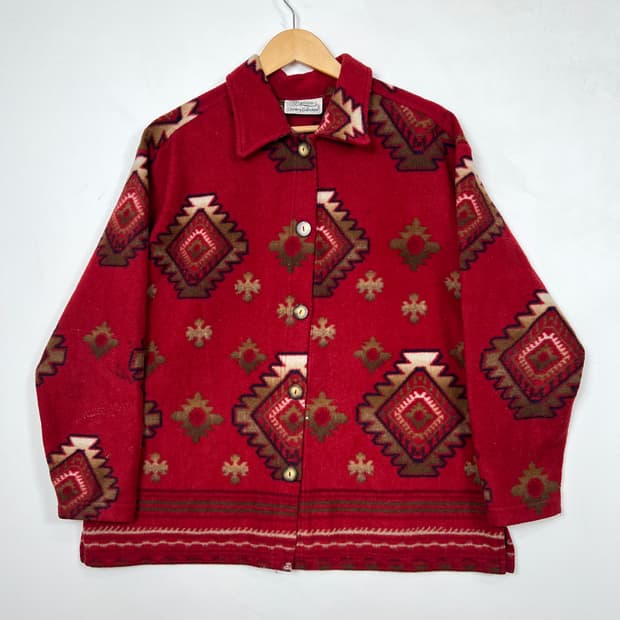 1990s Tradition Canada 플리스 셔츠