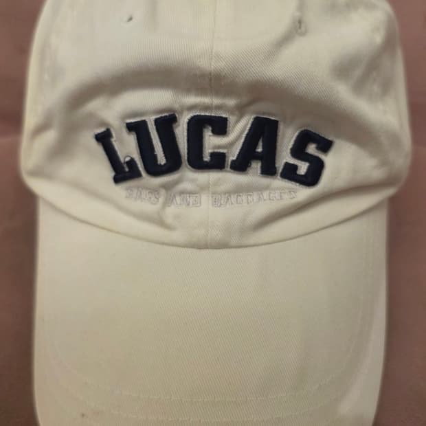 (OS)올드 LUCAS 루카스 아치로고 코튼 스트랩백 볼캡