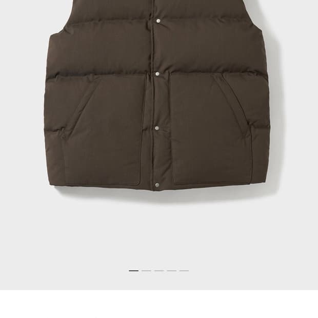 [3] 포터리 러스틱 구스 베스트 다운 패딩