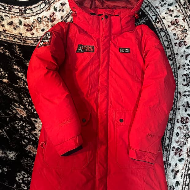 K2 알파인팀 헤비 구스다운 800필 롱패딩