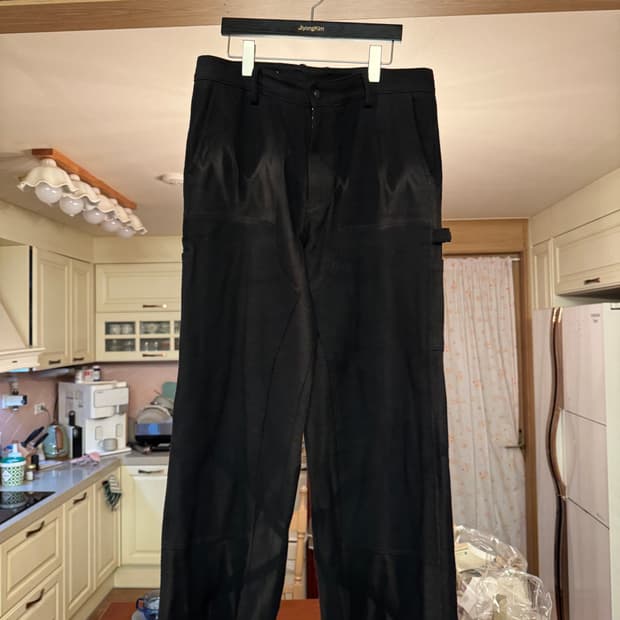  25SS 더블니 팬츠 블랙