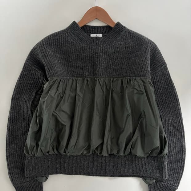 Lanvin 랑방 차콜 니트 스웨터 