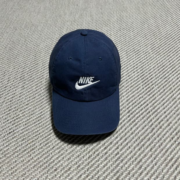 [Free] Nike 나이키 네이비 헤리티지 워시드 볼캡