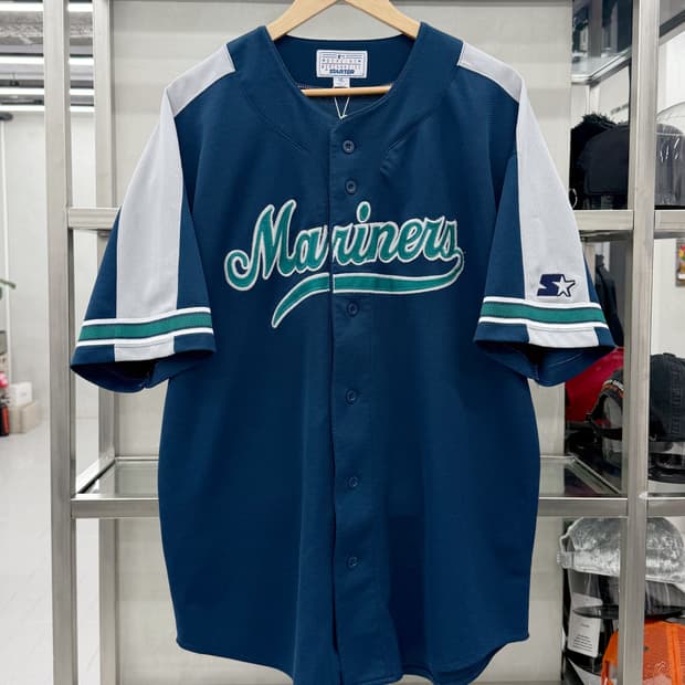 스타터 MLB 00s 시애틀 매리너스 베이스볼 져지