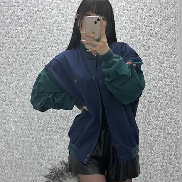 챕스 랄프로렌 90's 레트로 하이틴 바시티자켓 M C09274