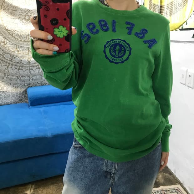 아베크롬비 자수 긴팔 티 (Z1324)