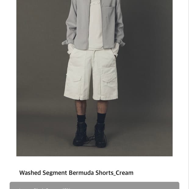 yiyae 버뮤다 cream L