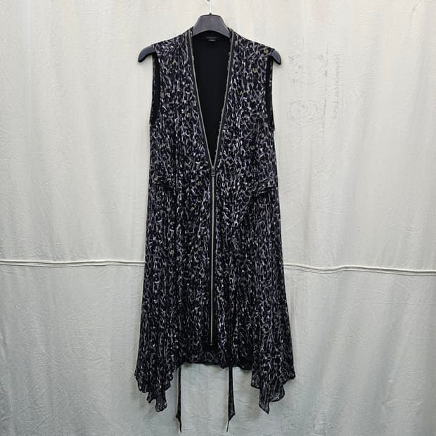 AllSaints 레오파드 패턴 롱 민소매