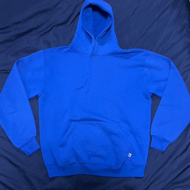 90s 러셀 후드 딥블루