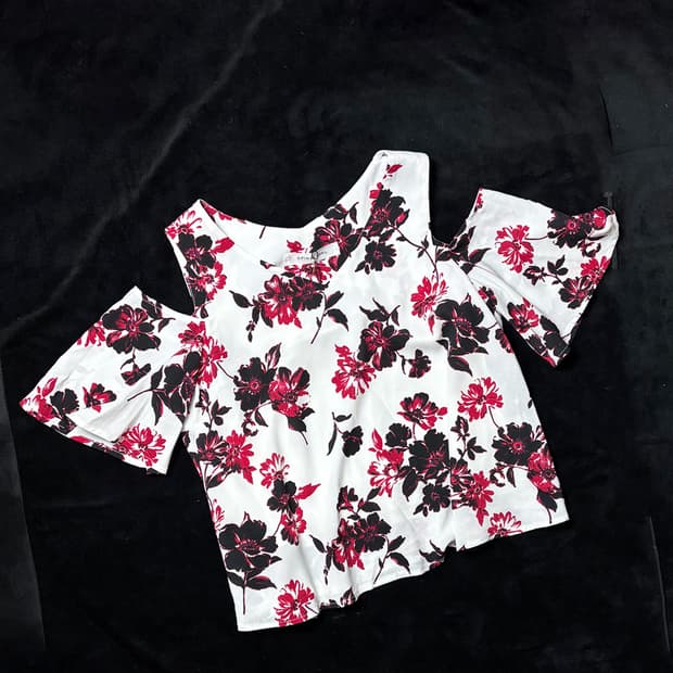 일본빈티지 SPIRAL GIRL 블라우스