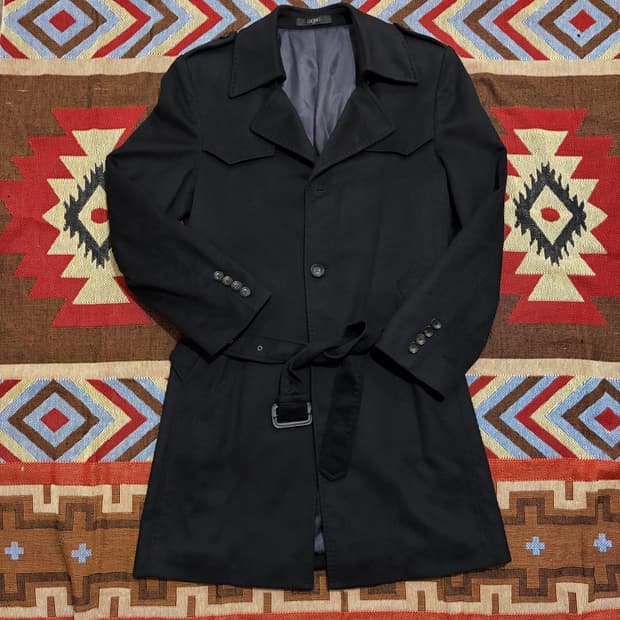 100) 캐시미어 트랜치 코트