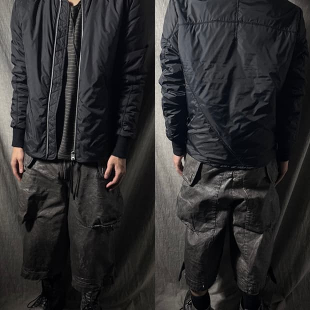 Thom Krom Nylon Bomber Jacket  