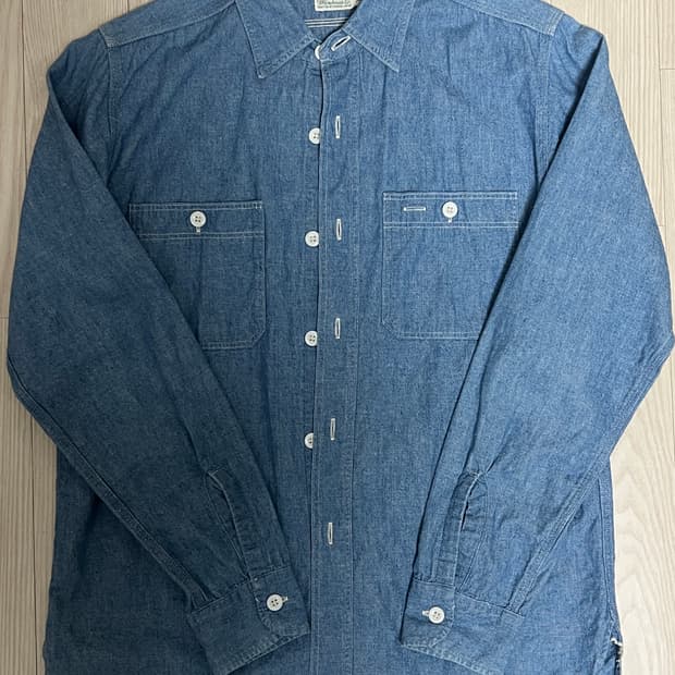 웨어하우스 덕디거 샴브레이 셔츠