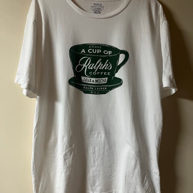 폴로 랄프로렌 커피 티셔츠 L(105) Ralph’s coffe