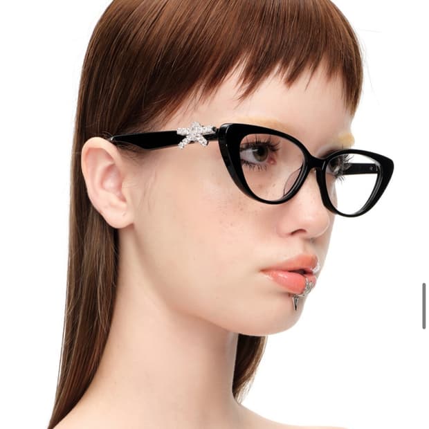 슈슈통x위민 사이드 보우 안경