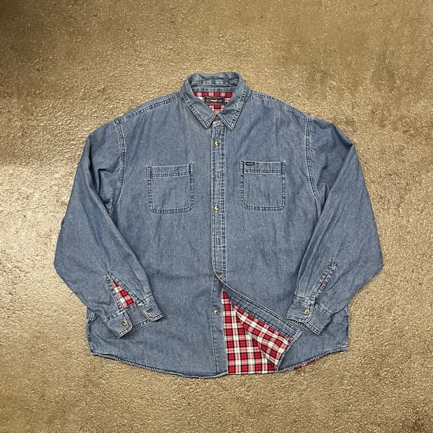 랭글러 플란넬 데님 셔츠 (110)