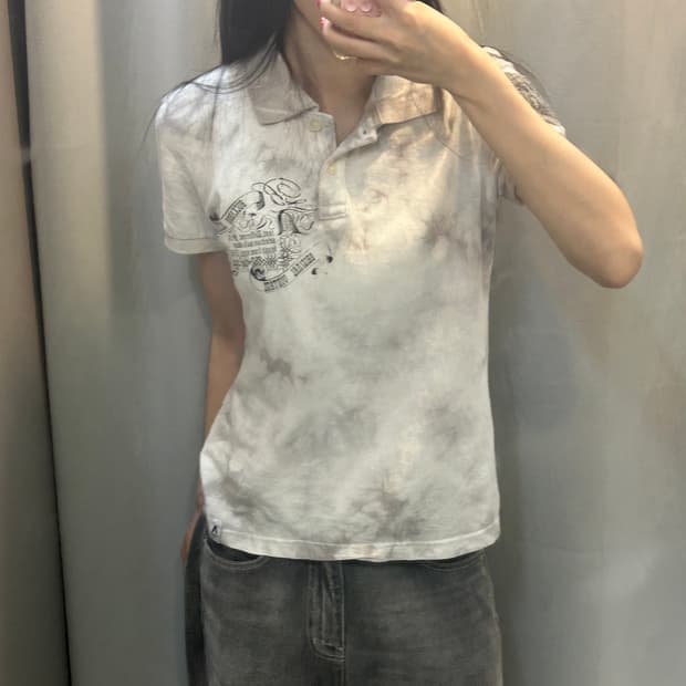 버커루 나염 글리터 티셔츠