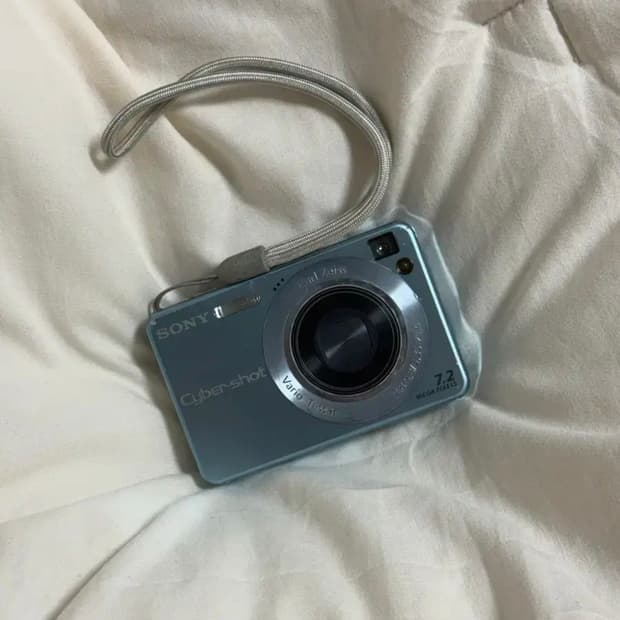 SONY Cybershot W120 사이버샷 블루