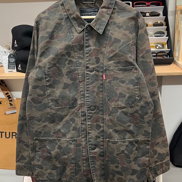 [100] 리바이스 카모 커버올 자켓 