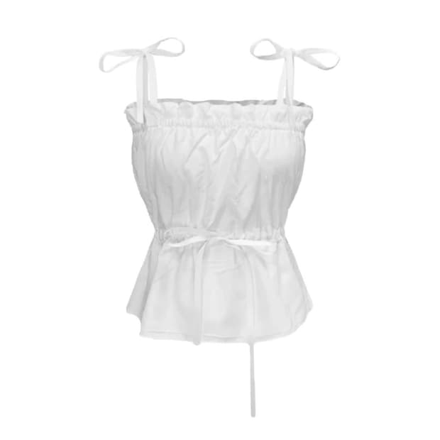 벨리아르 lovely ribbon sleeveless 리본 슬리브리스