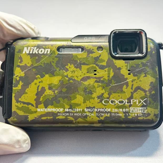 니콘 쿨픽스 aw110(aw100)카모 디카가