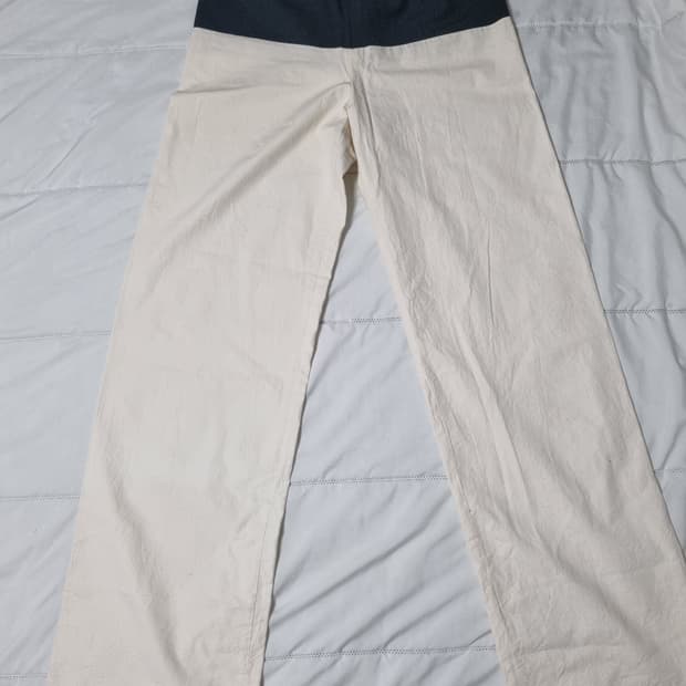 RAF SIMONS horizontal cut pants 44