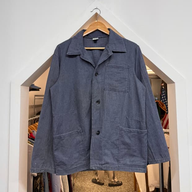 70s 빈티지 프렌치 워크 자켓 (M)  