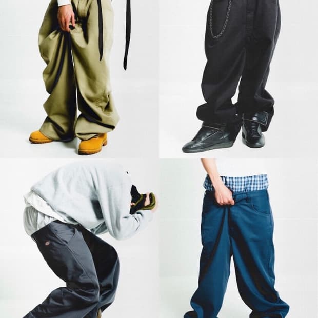 Beams Future archive Dickies baggy pants