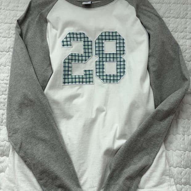 엔조블루스 롱슬리브 믹스 패치 박시 Lst (White)