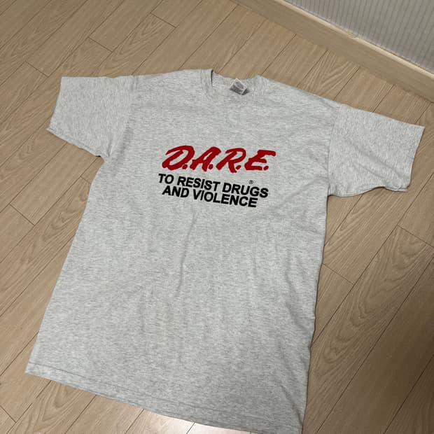 DARE 빈티지 티셔츠 xl