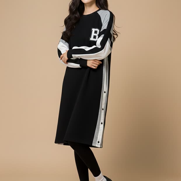 NBA 브루클린 네츠 사이드 스냅 롱 맨투맨