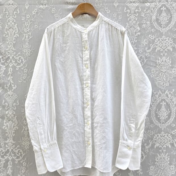 플라쥬 리넨 블라우스 (made in japan)