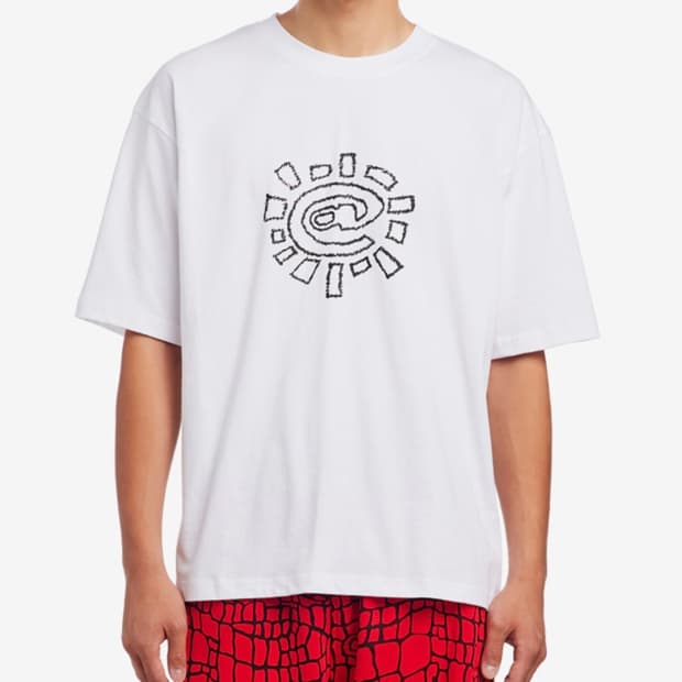 Adwysd SKETCHY @SUN T-SHIRT WHITE