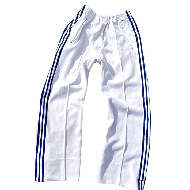 90s Adidas 아디다스 화이트 트레이닝 팬츠