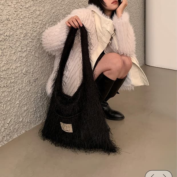 바이아틀리에 아틀리에파크 이지호보백 헤어리 블랙