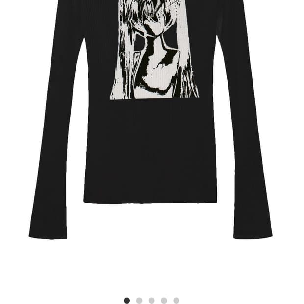 Bonnae 본네 카라 롱슬리브 블랙 