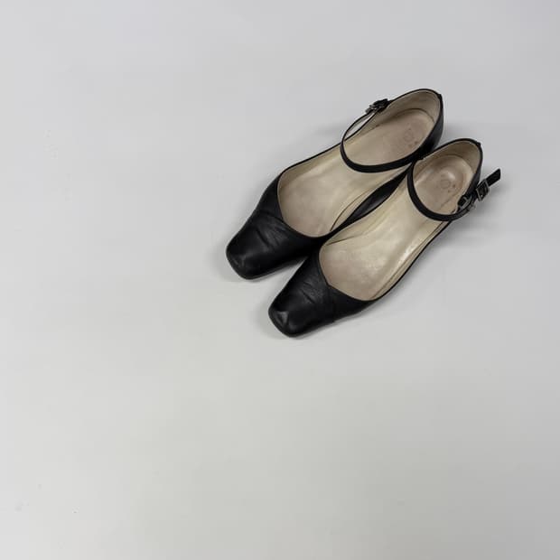 old Margaret Howell strap pumps